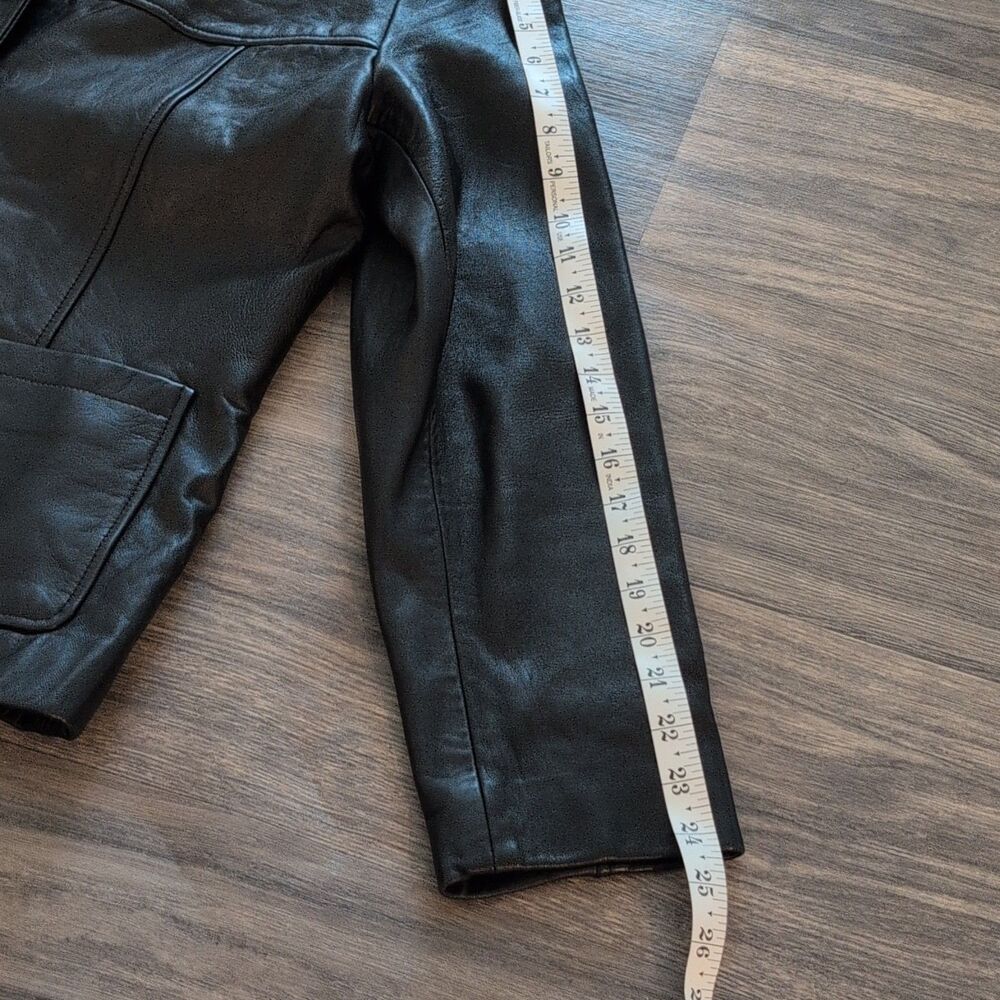 Nine West Women's Black Button Front Collared Jacket With Pockets Lined Size L - Picture 12 of 12
